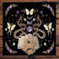 VIKAMA Moth & Butterfly Tarot Reading Cloth – Occult Witchcraft Altar Decor