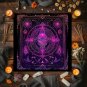 VIKAMA Zodiac Sun Center Tablecloth &acirc;�� Waterproof Starry Sky Astrology Cloth