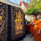 Thao Wessuwan Magic Talisman Cloth – 60 × 100 in Guardian Banner from Wat Chulamani Lineage