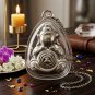 Phra Pit Ta Na No Mo" (Closed-Eyes Buddha of Southern Magical Authority) - Solid Silver Edition