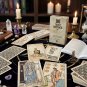 Big Size Vintage Rider Tarot Cards – 78-Card English Visions Deck with 12x7cm Cards
