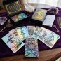 Silver Retro Tarot Cards – Waterproof Plastic Deck with Hardcover Guidebook & Silver Foil Design
