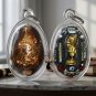 Bia Kae Chuchok Maha Setthi Gold-Plated Samrit Bronze Amulet &acirc;�� Phra Achan Amnat Mahaveero