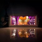 Gogeta Dragonball Z LED Paper Cut Lamp With RGB Remote Model Statue Figure Gogeta Dragonball Z LED Paper Cut Lamp With RGB Remote Model Statue Figure