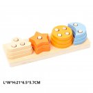 Star Wooden Sorting Stacking Montessori Toy for 1 2 3 Year Old Boys Girls Star Wooden Sorting Stacking Montessori Toy for 1 2 3 Year Old Boys Girls