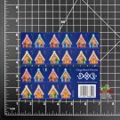 2013 USPS BOOK/SHEET 20 FIRST CLASS FOREVER STAMPS GINGERBREAD HOUSES CHRISTMAS
