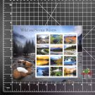 2019 USPS SHEET OF 12 FIRST CLASS FOREVER STAMPS WILD AND SCENIC RIVERS 78¢