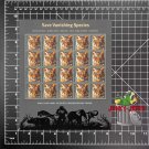 2011 USPS SHEET OF 20 FIRST CLASS FOREVER STAMPS SAVE VANISHING SPECIES 78¢