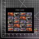 2022 USPS SHEET OF 20 FIRST CLASS FOREVER STAMPS PONY CARS 78¢ ($15.60 VALUE)
