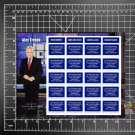 2024 USPS SHEET OF 20 FIRST CLASS LETTER STAMPS ALEX TREBEK JEOPARDY! HOST 78¢