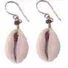 Kenyan Cowrie Earings