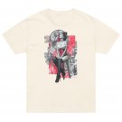 Burlesque Queen Collage Art Tee Vintage Glam Unisex Oversized Graphic Cream Tee