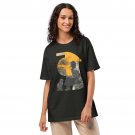 Mystic Cat & Girl Collage Tee Surreal Minimalist Aesthetic Unisex Graphic Shirt