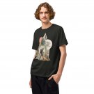 Hiking Adventure Collage Shirt Nature Geometric Mountain Explorer Art Black Tee