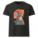 Retro Couple Collage Art Tee Cinematic Love Aesthetic Unisex Oversized T-Shirt
