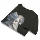 Greek God Zeus Collage Art Shirt Cosmic Mountain Myth Aesthetic Black T-Shirt