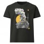 Retro T-Shirt Biker Art Shirt Bella+Canvas Urban Cityscape Oversized Washed Tee