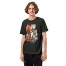 Abstract Nature Collage Shirt Modern Explorer Art Geometric Hiking Graphic Tee