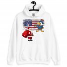 Patriotic Christmas Hoodie Santa vs Tariffs Funny USA Holiday Sweatshirt Patriotic Christmas Hoodie Santa vs Tariffs Funny USA Holiday Sweatshirt