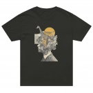 Safari Collage Art Tee Lion Giraffe Nature Aesthetic Unisex Oversized T-Shirt Safari Collage Art Tee Lion Giraffe Nature Aesthetic Unisex Oversized T-Shirt