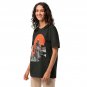 Retro Biker Collage Art Tee Vintage Motorcycle Unisex Oversized Black T-Shirt