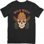 Unisex T-shirt WildWest Design Vintage Variation XS - 2XL Black Tees