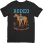 Unisex T-shirt Rodeo West-Desert Design Vintage Variation XS - 2XL Black Tees