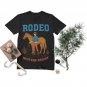 Unisex T-shirt Rodeo West-Desert Design Vintage Variation XS - 2XL Black Tees