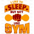 I Like To Sleep But Not Like Gym Oversize Black Tee- Gymnastic Hobbies and Sport I Like To Sleep But Not Like Gym Oversize Black Tee- Gymnastic Hobbies and Sport