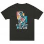 Anatomical Heart Cyberpunk Tattoo Art Collage Unisex Oversized Tee Bella Canvas