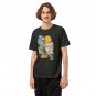 Like Retro Scooter Rider Collage Vintage Moped Art Unisex Oversized Black Shirt