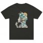 Surreal Mermaid Ocean Fantasy Collage Art Unisex Oversized Tee Bella Canvas