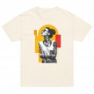 Tattoo Girl Collage Art Shirt Modern Streetwear Bold Aesthetic Graphic Tee Cream Tattoo Girl Collage Art Shirt Modern Streetwear Bold Aesthetic Graphic Tee Cream