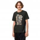 Vintage Painter Studio Abstract Art Collage Unisex Oversized Tee Bella Canvas