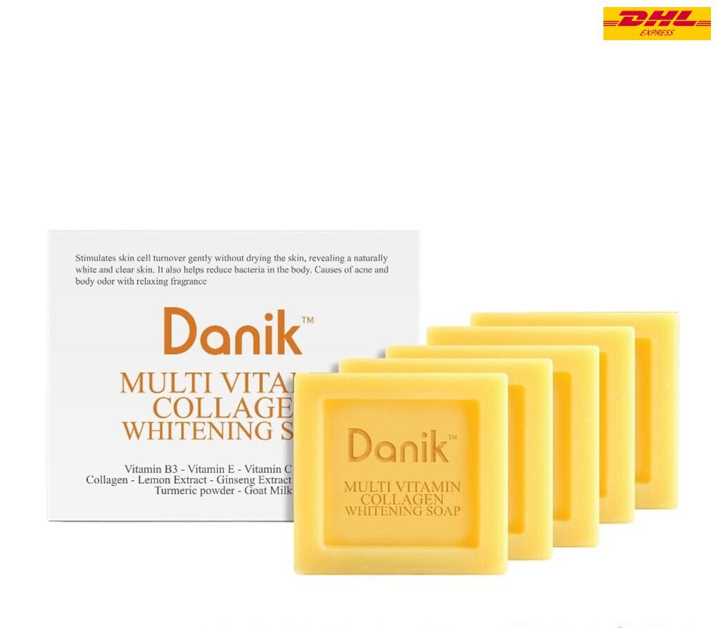 DANIK Multi Vitamin Collagen Brightening Soap Natural Extracts