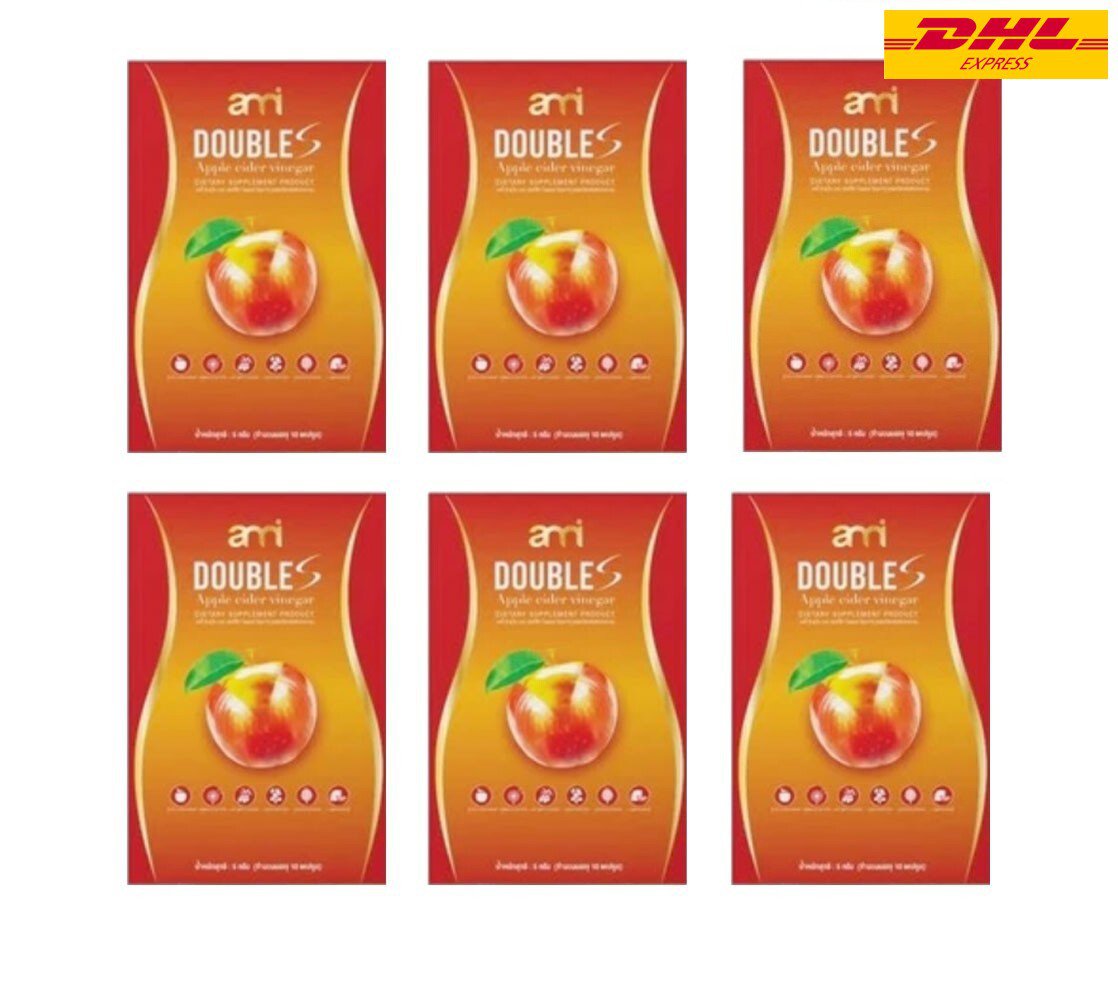 6X Ami Double S Apple Cider Vinegar Weight Management Dietary Supplem