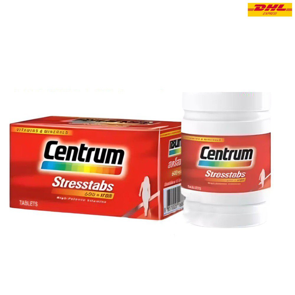 Centrum Stresstabs 600 plus Iron Vitamins Minerals High Potency Vitamins