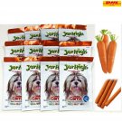 12x60g JerHigh Carrot Stick Dog Puppy Snack Treats Food Vitamin Eye