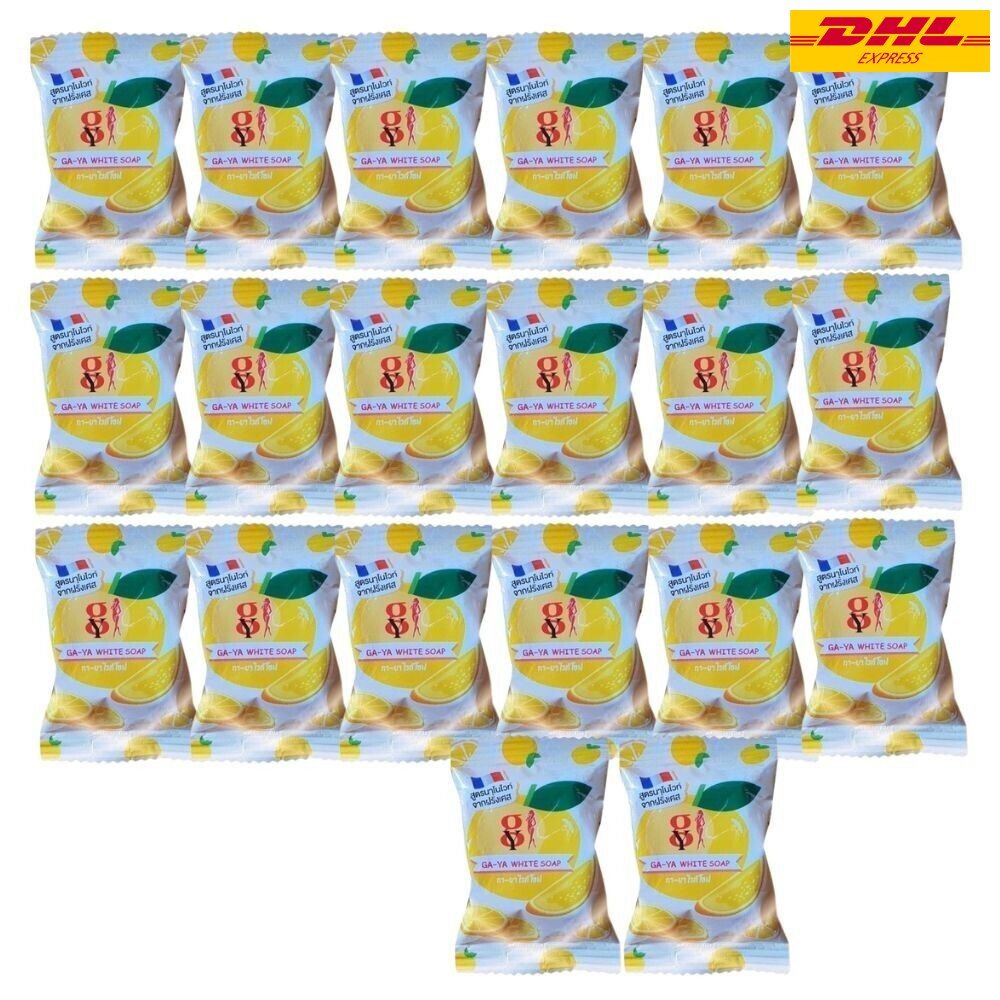20x GA-YA White Soap Bar Face Body Skin Brightening Nourishing Cleans