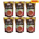 6x Jawirat Namprik Narok Grilled Fish Chili Paste Powder Thai Food