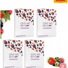 4 X GIVE ME Berry Plus Fiber Drink Detox Dietary Supplement Bright