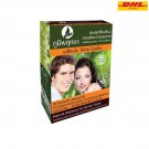 Poompuksa Hair Dyeing Shampoo Natural Dark Brown Color Herbal Cover 2