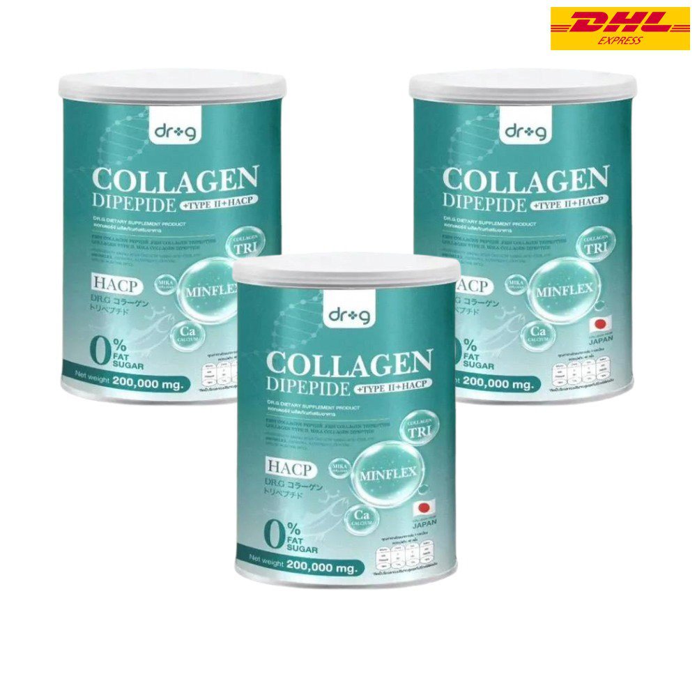 3x Dr G Collagen Dipepide Type II plus HACP Nourishes Bones Eyesig