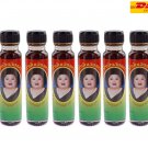 Mae Kulab Thai Herbal Chamois Massage Oil Dark Brown Red Oil Massa