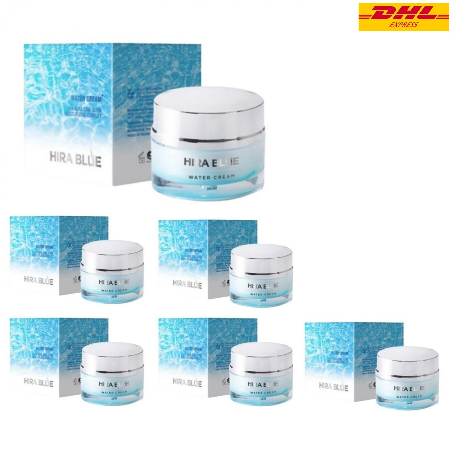 6x HiraBlue Water Serum Face Beauty Skin Smooth Radiance Concise Anti