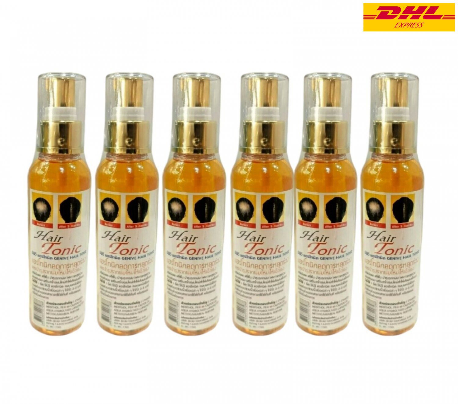 6X Geneve Hair Tonic  Hair loss Grow Reduce Hair Nourish New Ro