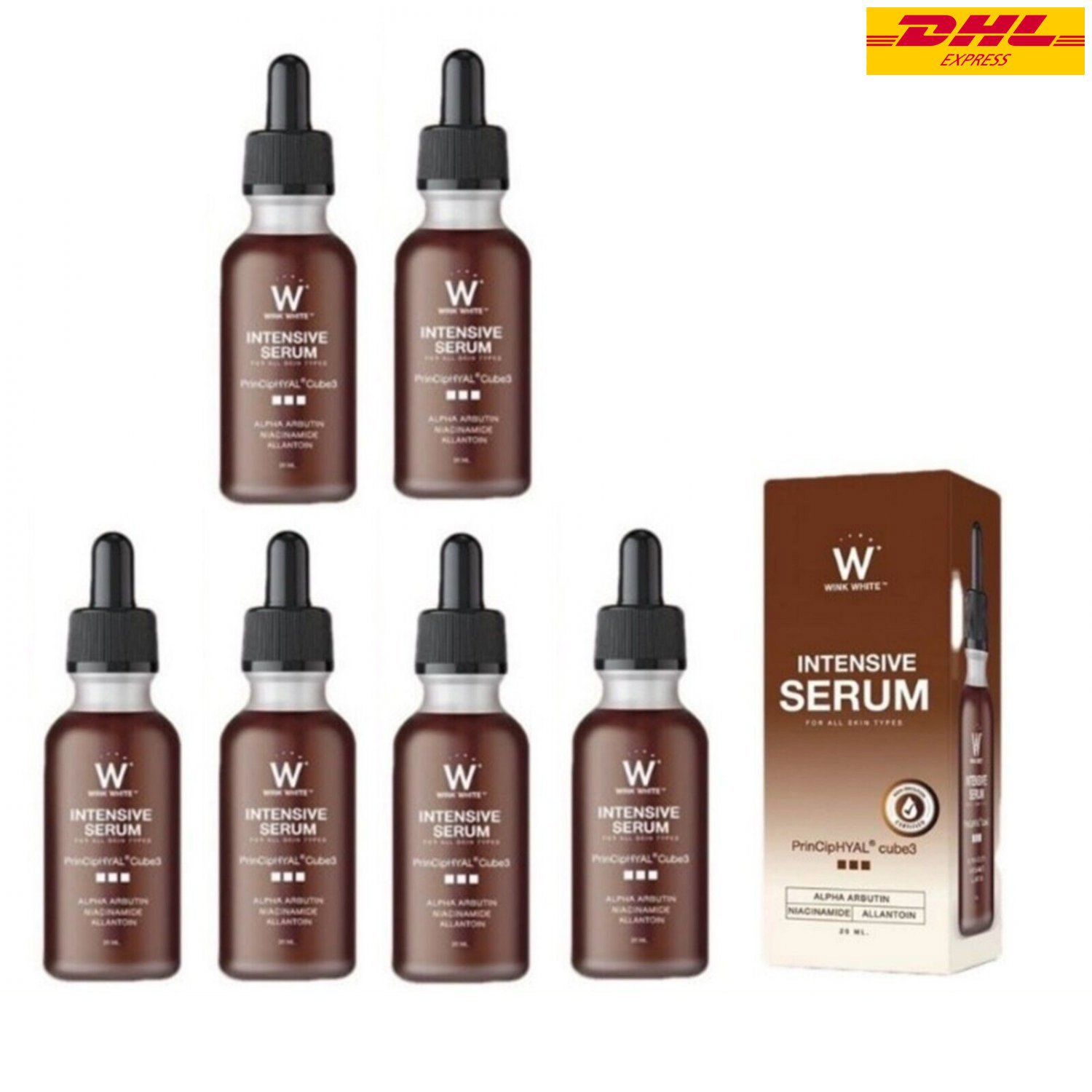6x Wink White&acirc;�� Intensive Serum Remove Blemishes Freckles Reduce Dark