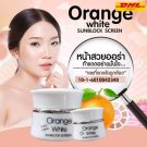 12 x Orange White Face Sunblock Screen 3in1 SPF 50 PA plus plus
