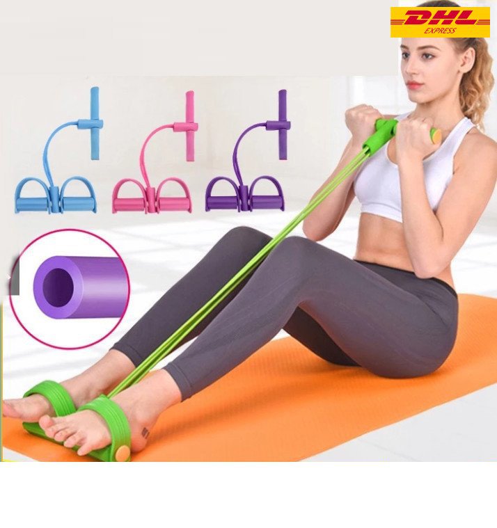 Sit-up ropeyoga rubberexercis e rubber bandsit-up ropefoam handlelight weig