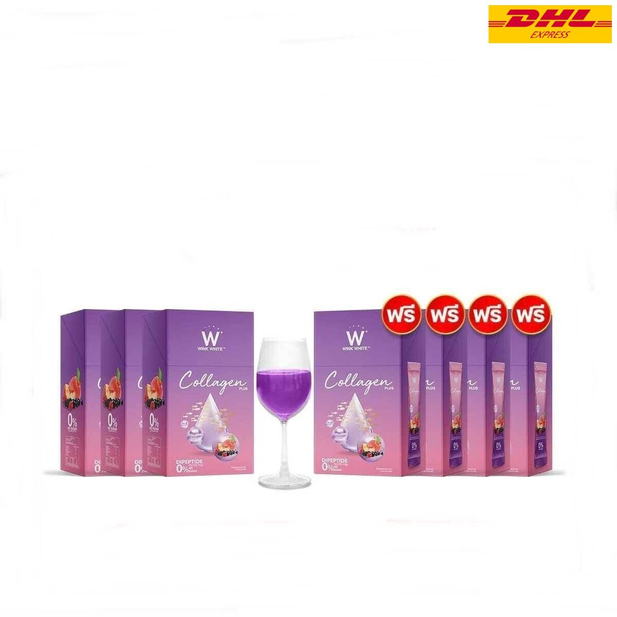 7x WINK WHITE W-Collagen Plus Restore youthful skin Anti-Oxidant nourish